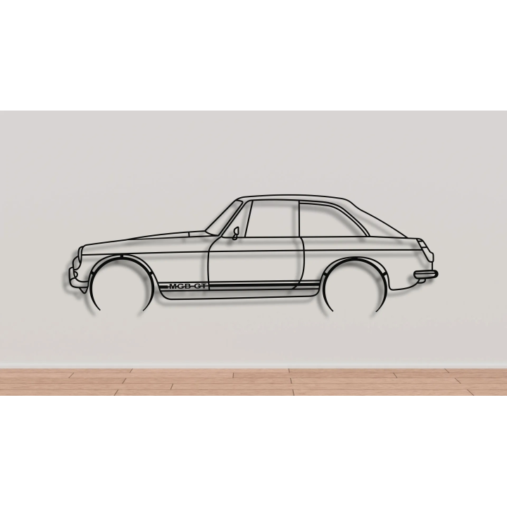 MG MGB GT full silhouette
