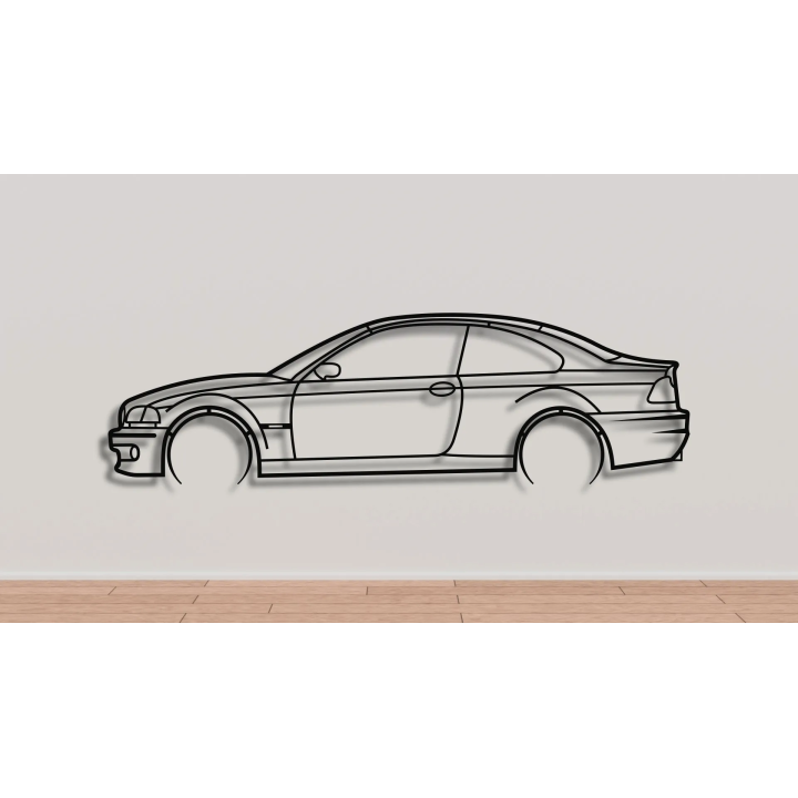 BMW M3 E46 full silhouette
