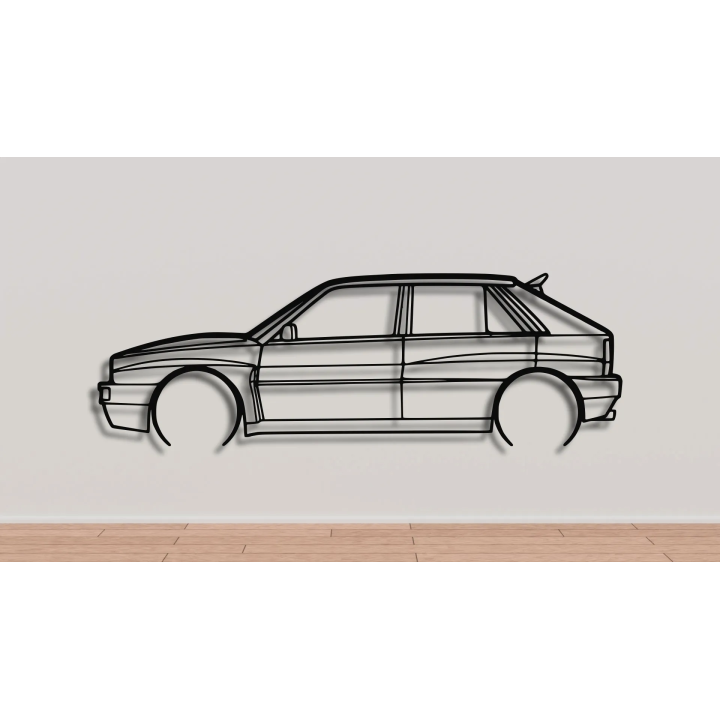 Lancia Delta Integrale full silhouette