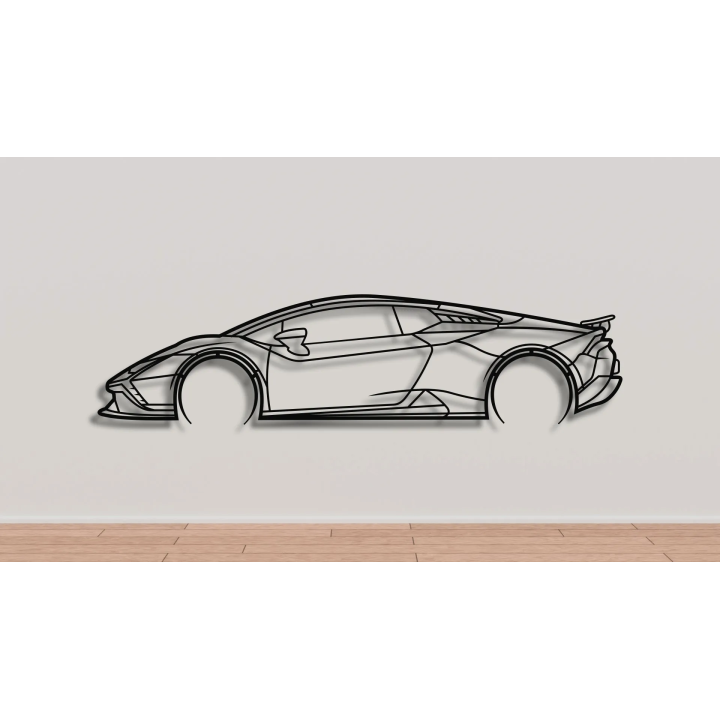 Lamborghini Huracan full silhouette