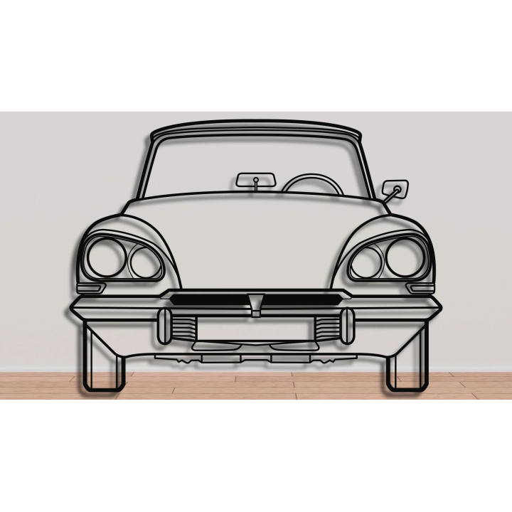 Citroën DS21 frontal silhouette