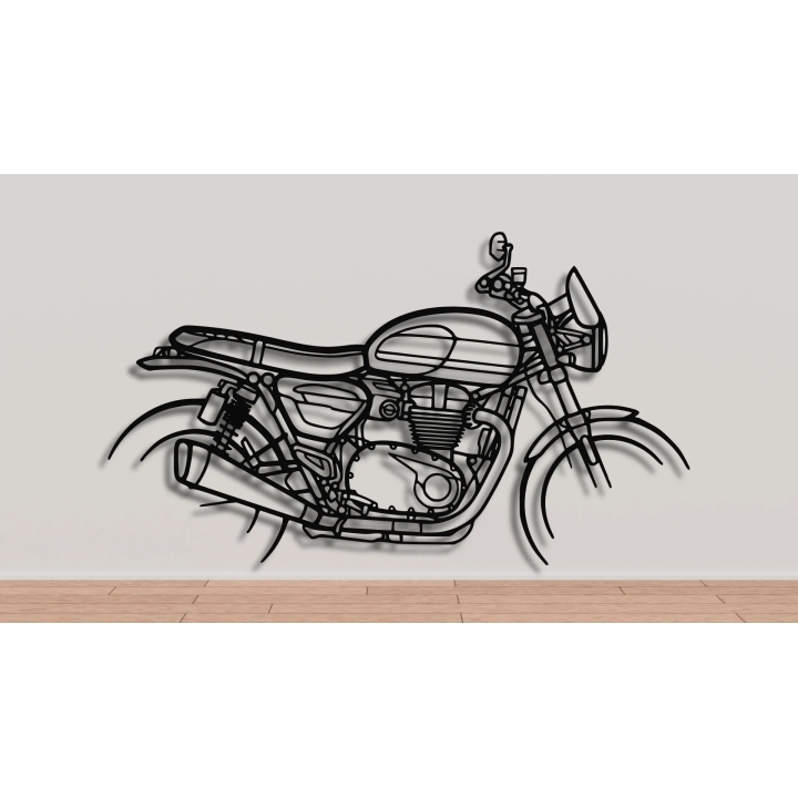 Triumph speed twin silhouette