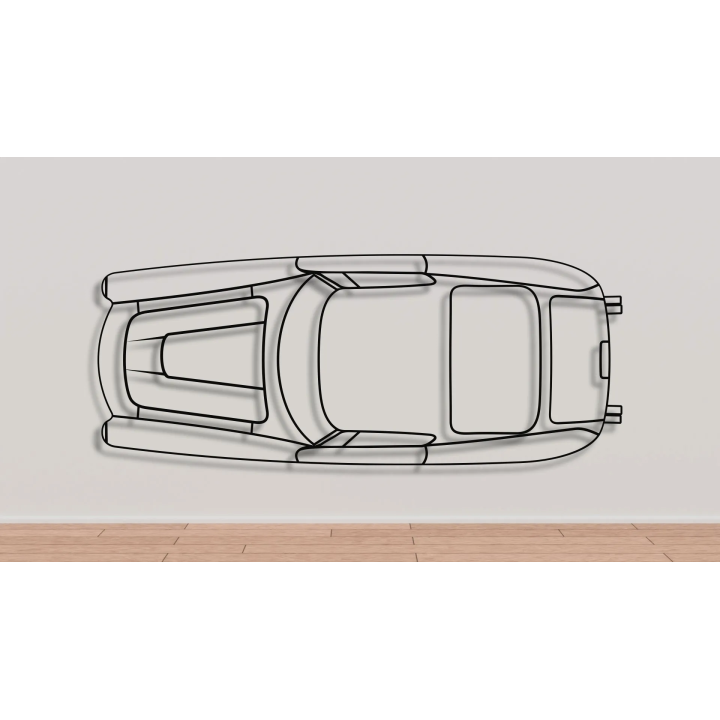 Ferrari 250 GT top silhouette