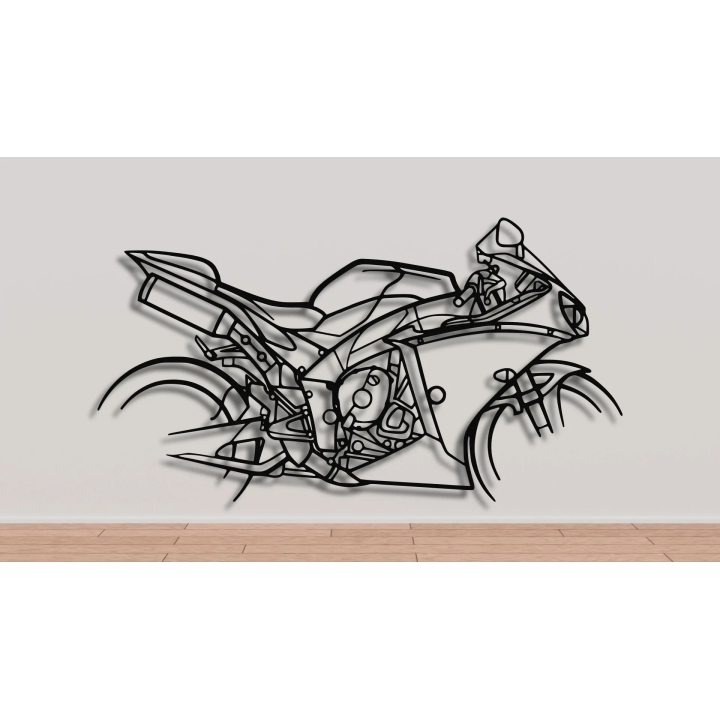 Yamaha YZF R1 full silhouette