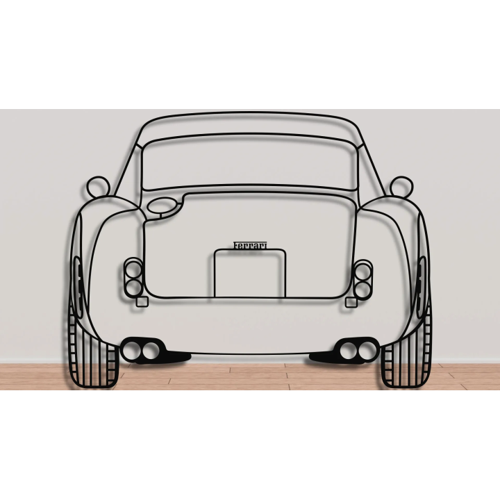 Ferrari 250 GT rear silhouette