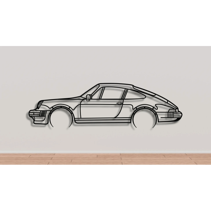 Porsche 911 G full silhouette