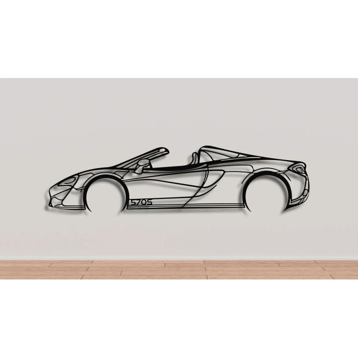 McLaren 570S full silhouette