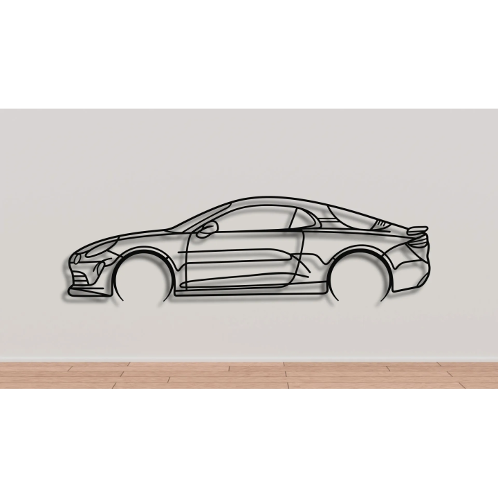 Alpine A110 full silhouette