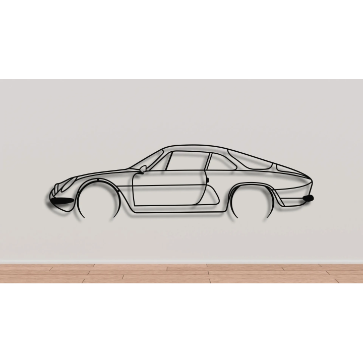 Alpine A110 full silhouette