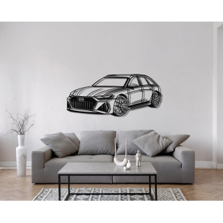 Audi RS6 C8 full silhouette