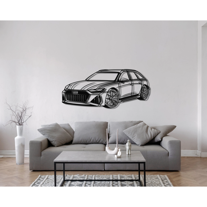 Audi RS6 C8 full silhouette