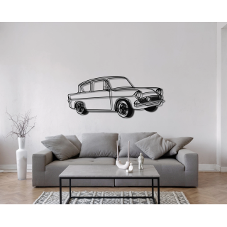Ford Anglia angled silhouette