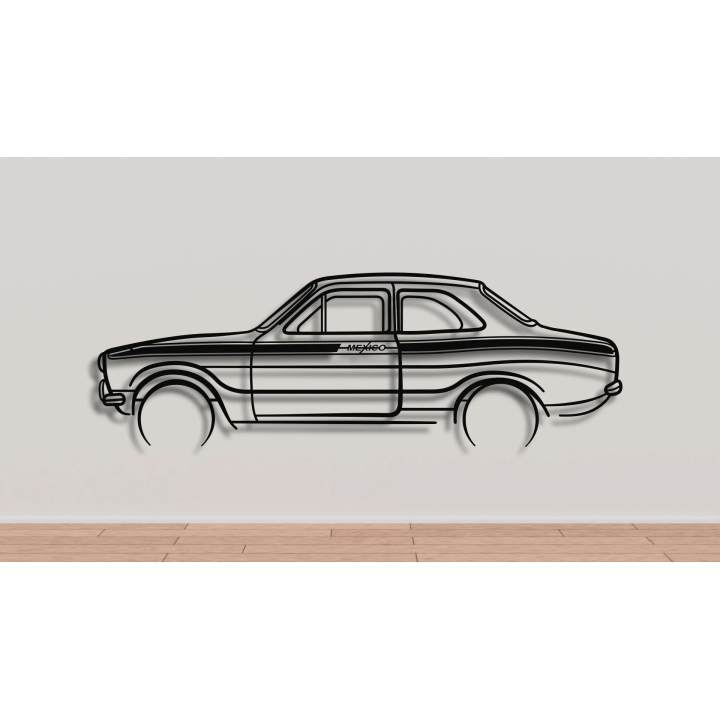 Ford Escort Mk1 Mexico full silhouette