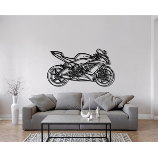 Kawasaki Ninja ZX 6R 2013 full silhouette