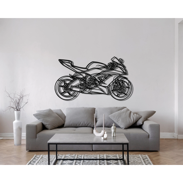 Kawasaki Ninja ZX 6R 2013 full silhouette