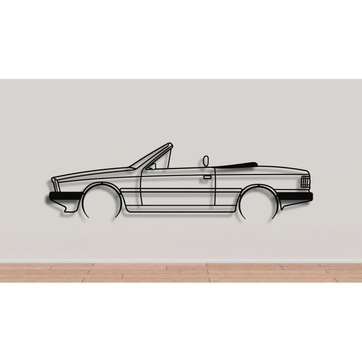 Maserati biturbo spyder full silhouette