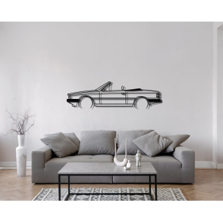 Maserati biturbo spyder full silhouette