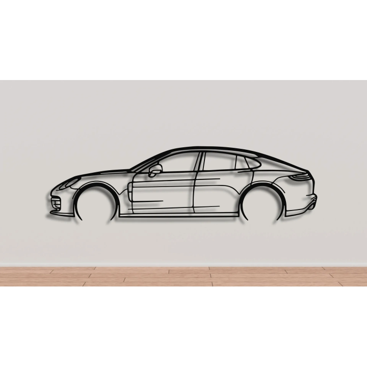 Porsche Panamera GTS full silhouette