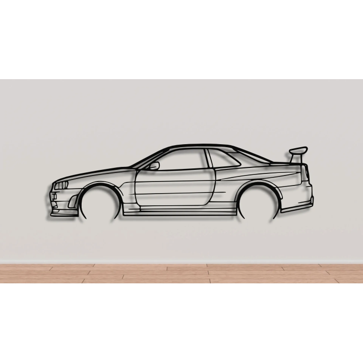 Nissan GTR R34 full silhouette