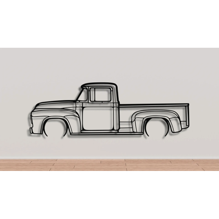Ford F100 Mk2 full silhouette