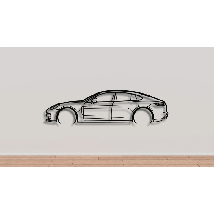 Porsche Panamera GTS full silhouette