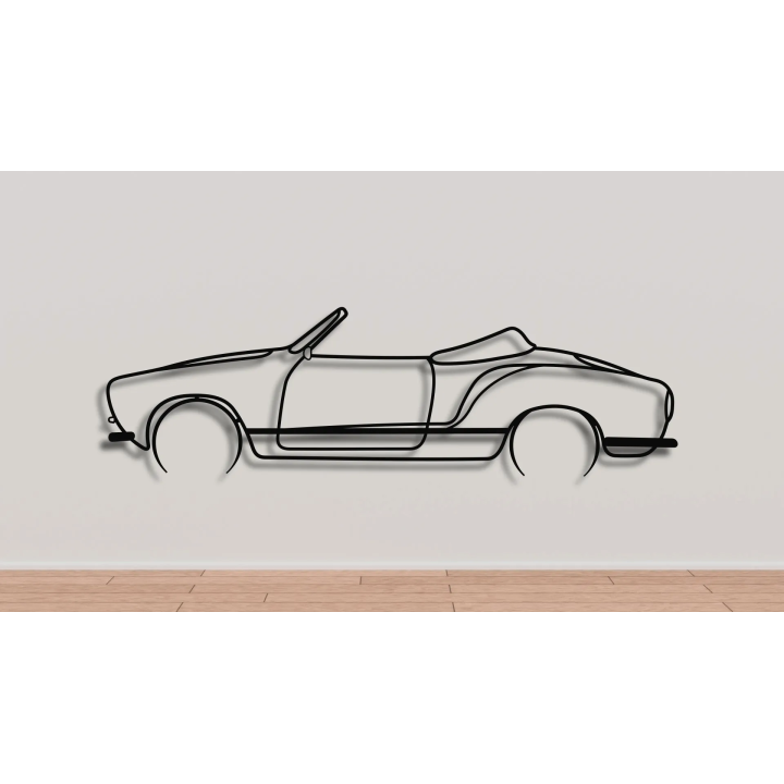 Volkswagen Karmann Ghia full silhouette