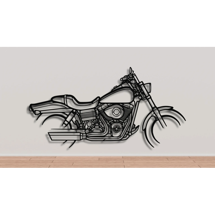 Harley Davidson Fatbob silhouette