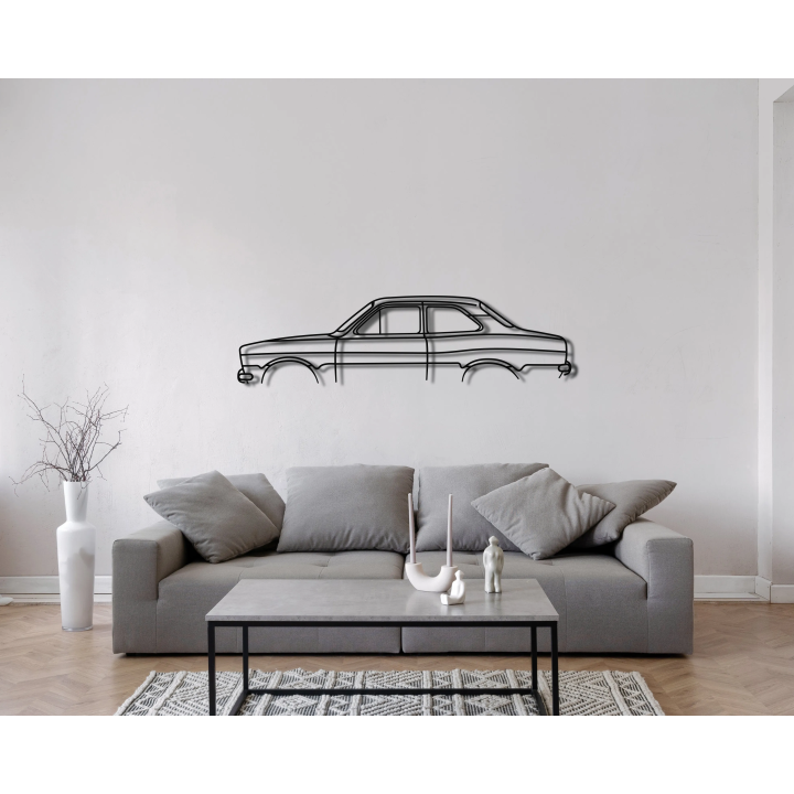 Ford Escort Mk1 simple silhouette