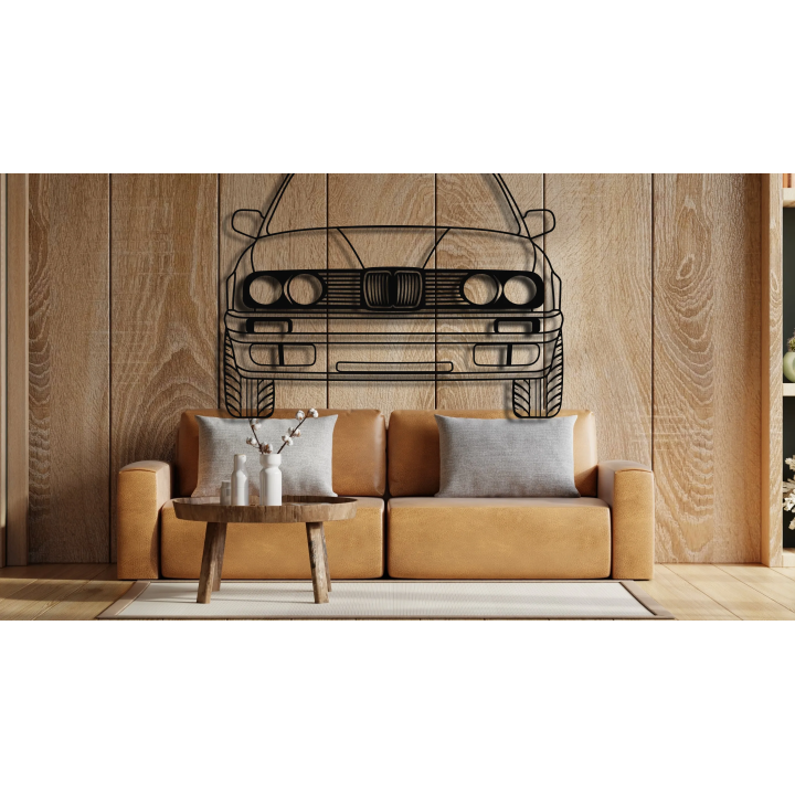 BMW E30 front cortensteel sign