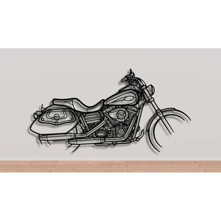 Harley Davidson Dyna Lowrider silhouette