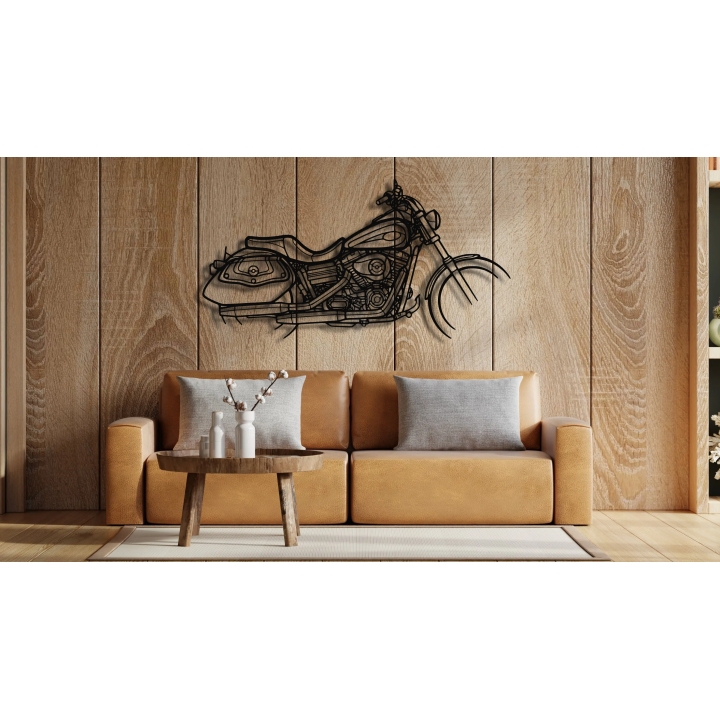 Harley Davidson Dyna Lowrider silhouette