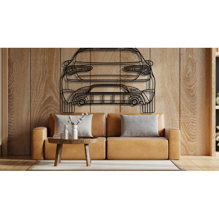 Alfa Romeo Giulia rear silhouette