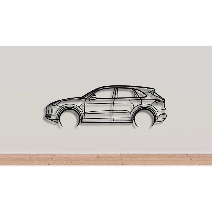 Porsche Cayenne full silhouette