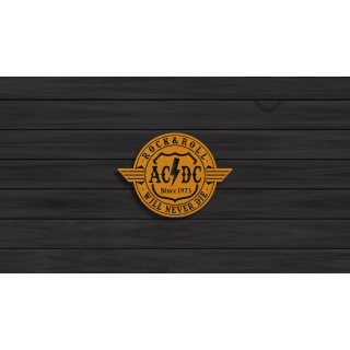 AC-DC cortensteel sign