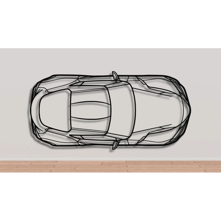 Toyota Supra Mk5 top silhouette
