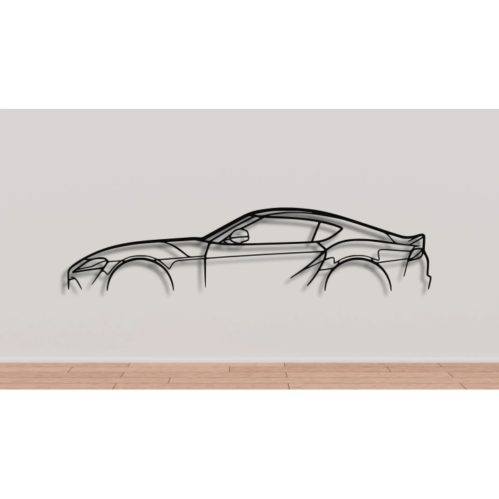 Toyota Supra Mk5 simple silhouette