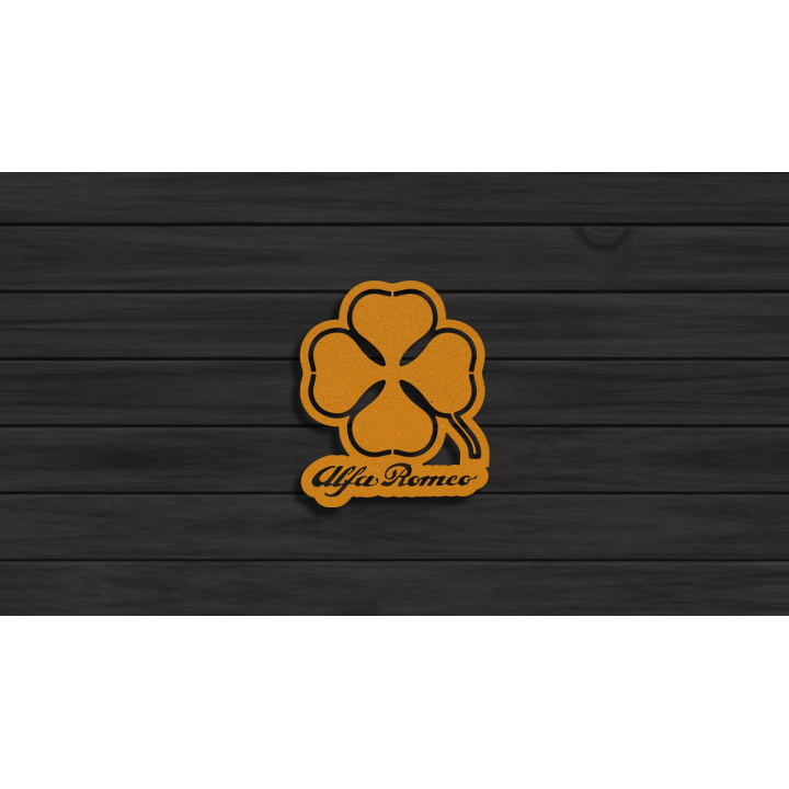 Alfa Romeo klaverblad cortensteel sign