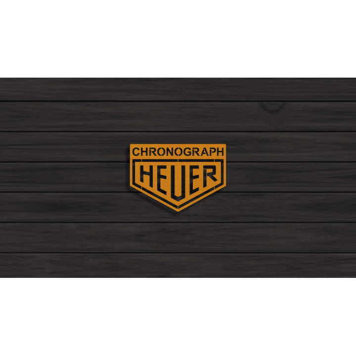 Tag Heuer Chronograph cortensteel sign