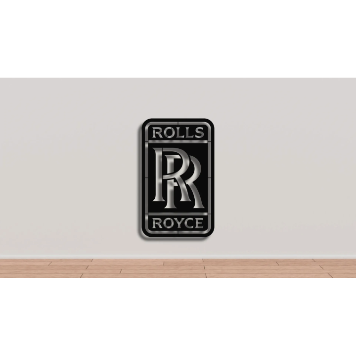 Rolls Royce cortensteel sign