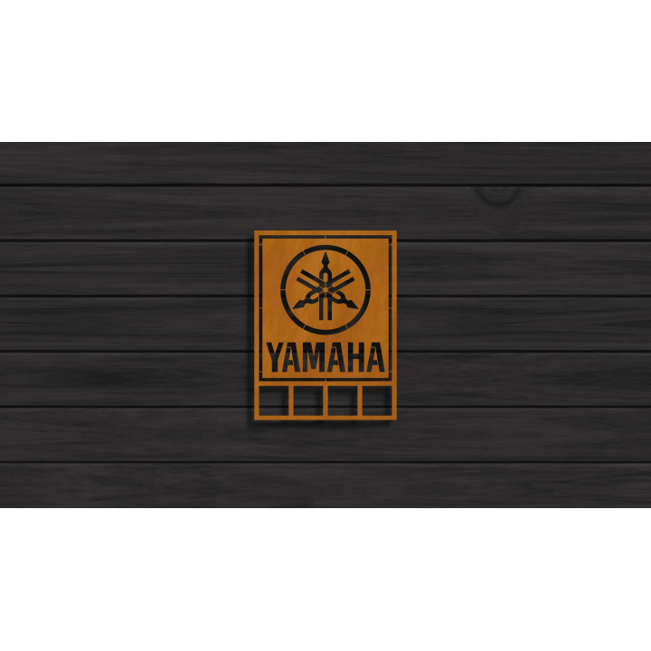 Yamaha square cortensteel sign