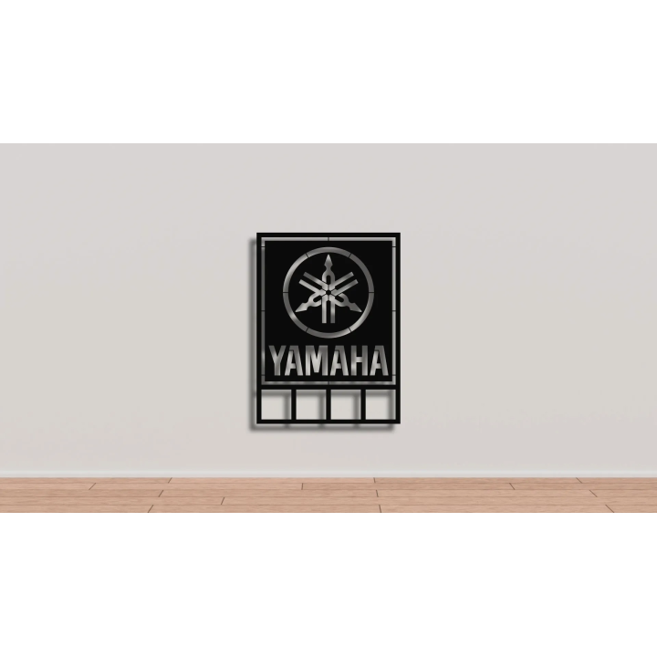 Yamaha square cortensteel sign