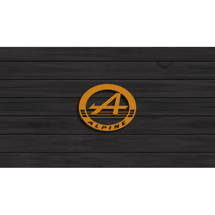 Alpine cortensteel sign