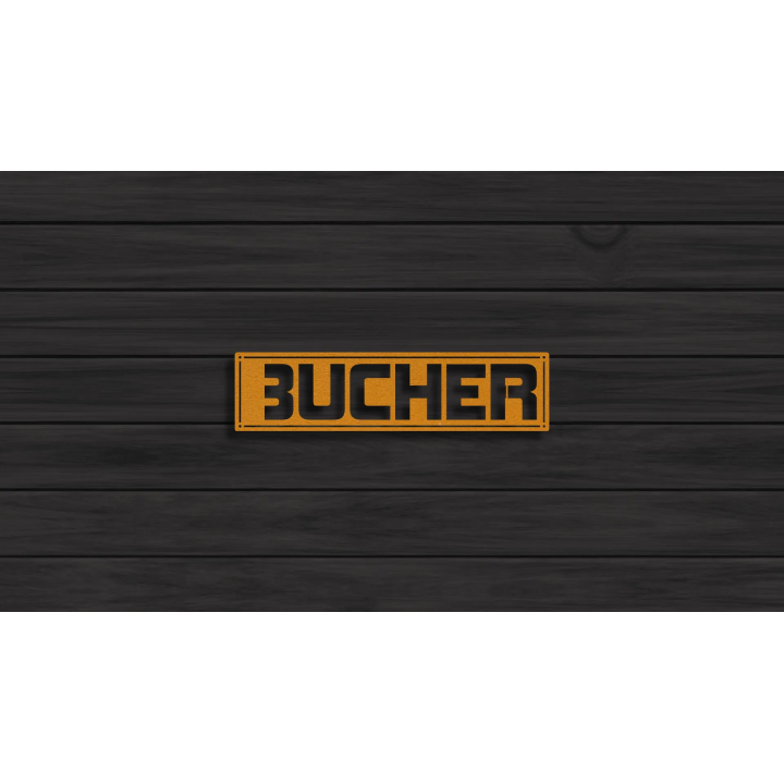 Bucher cortensteel sign