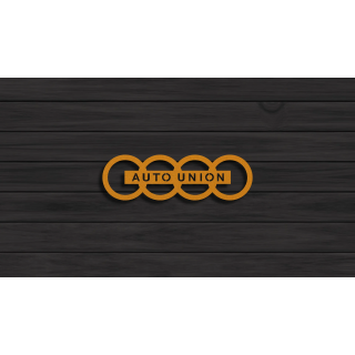 Auto Union cortensteel sign