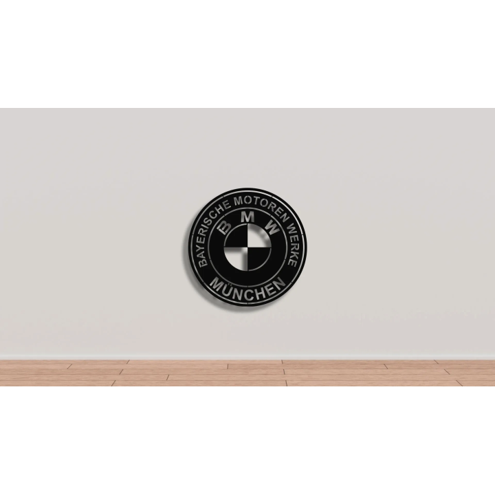 BMW Munchen cortensteel sign