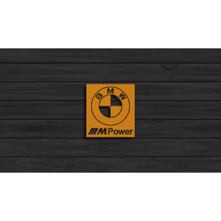 BMW M Power cortensteel sign