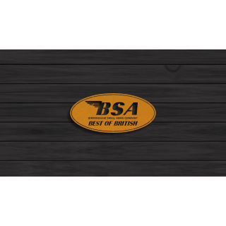 BSA oval cortensteel sign