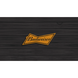 Budweiser cortensteel sign