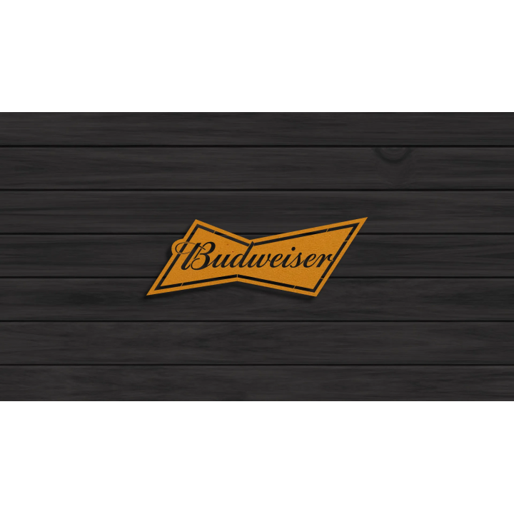 Budweiser cortensteel sign