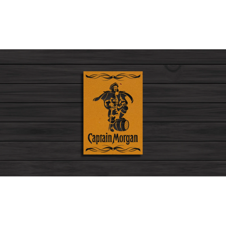 Captain Morgan cortensteel sign